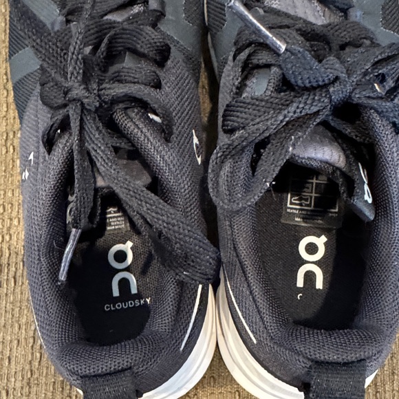 On Running Kid’s Black Running Shoes - Picture 4 of 5